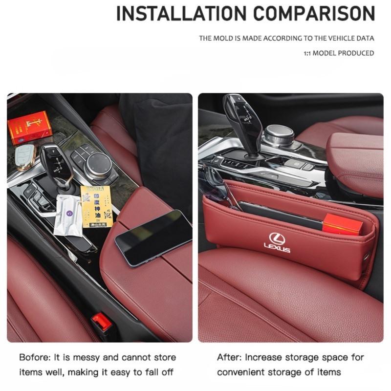 Autozubehör Sitzspalt-Organizer-Box Auslaufsichere Aufbewahrungstasche Für Lexus F SPORT CT ES GS NX IS250 CT200h IS300h ES300h ERX400h