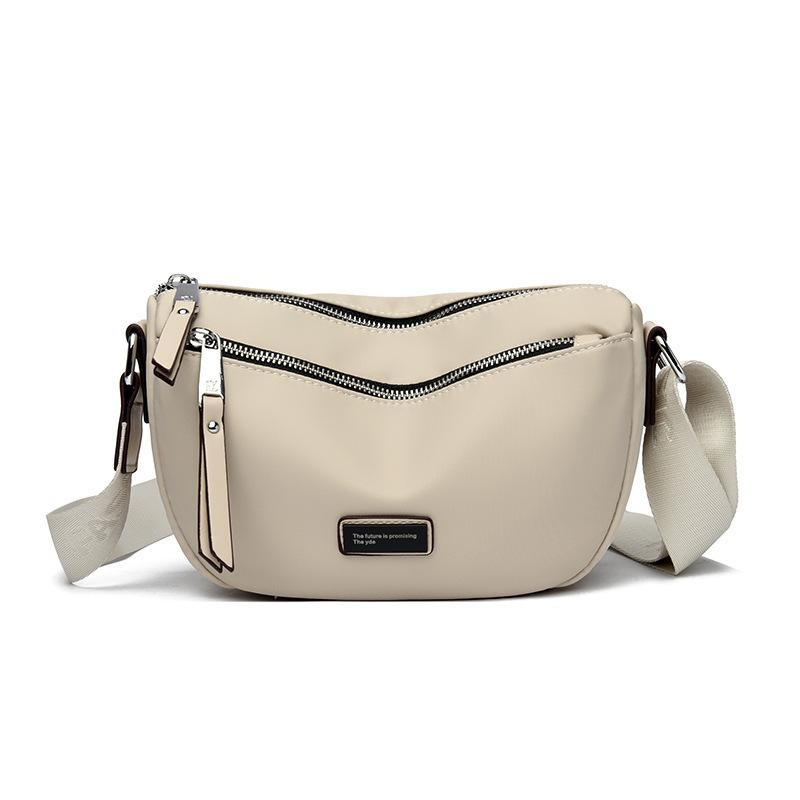 

Crossbody bag New nylon shoulder bag Casual large-capacity commuter bag Satchel versatile small bag бежевый
