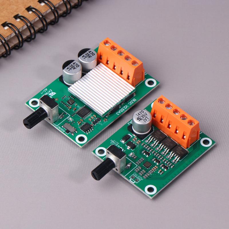 75W 200W Dc 6-24V Brushless Motor Drive Control Board High-Power 6V12V24V Brushless Fan Motor Speed Controller