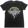 T-shirt noir Van Halen 'World Tour 78' - NOUVEAU