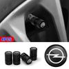 4pz Tappi Valvola Pneumatici Ruote Auto Coperchio Stelo Impermeabile in Lega per Opel Astra Insignia Corsa Zafira Meriva Mokka Vivaro Vectra Antara