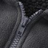 Autumn Winter Fashion Fleece Thickened Warm Hooded Coat Men's Casual Jacket
