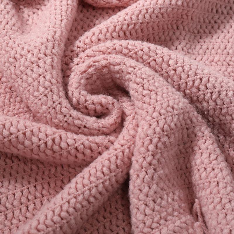 Women's Tassel Shawl Fake Buttons Solid Color Suitable Fashionable Wear Mothers Friends