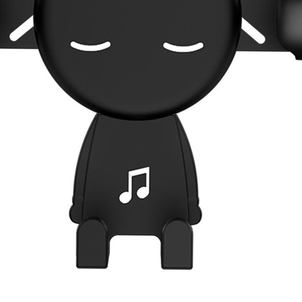 Car Air Vent Phone Holder Vehicle Cell Phone Mount Universal Stand for All Autos Smartphones Black