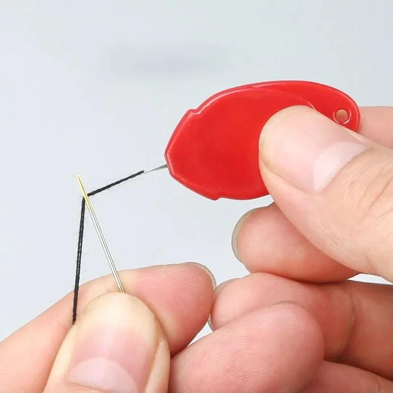 5/10/20Pcs Auto Needle Threader Elderly Guide Needle Threader Simple Device For DIY Machine Sewing Needle Work Cross-Stitch Tool