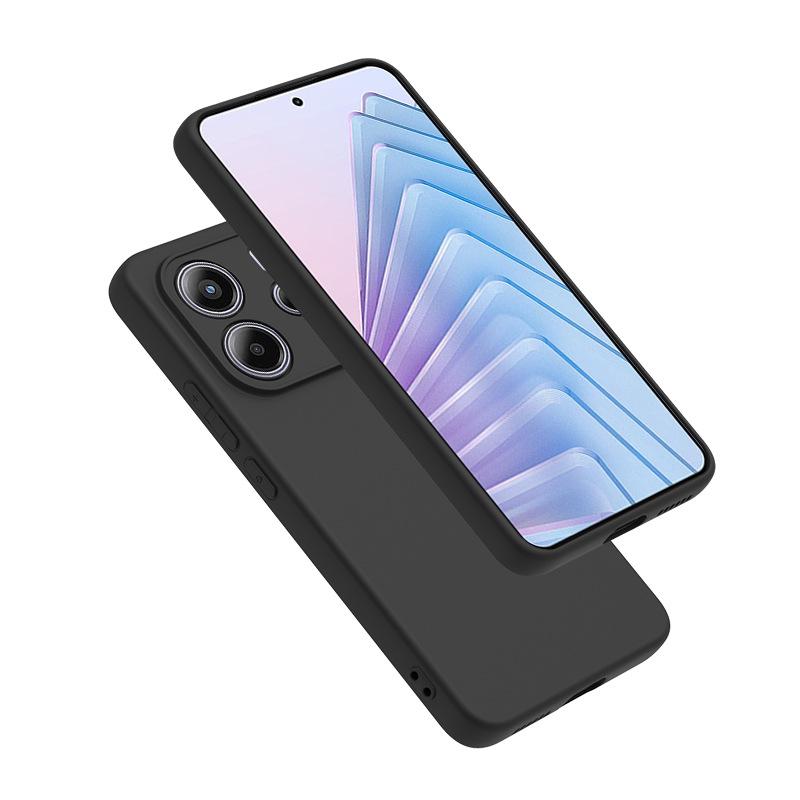 Pour Xiaomi Redmi Note 14 4G Europe Coque Noir Mat Souple TPU Arrière Housse de Téléphone pour Redmi Note 14 Pro Plus 4G 5G POCO X7 Pro Coques