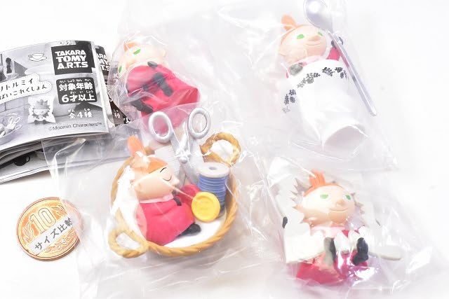 MOOMIN Little My Collection of 4 Types Gacha Capsule Toy (Resale) [Set (Complete)]