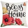 New Floral Pillowcases Home Festival Sofa Cushion Pillowcase Decoration