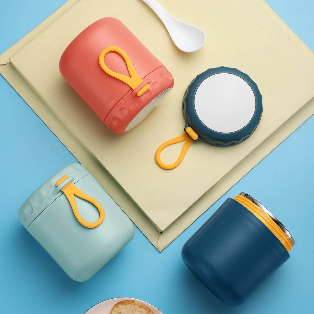 Soup Cup Food Jar Container Food Flasks Stainless Steel Insulated   Microwaveable Soup Porridge Holder Office Worker Portable Lunch Box