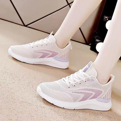 New Shoes Outdoor Running Shoes Lightweight Soft-soled Breathable Student Running Shoes Platform Sneakers