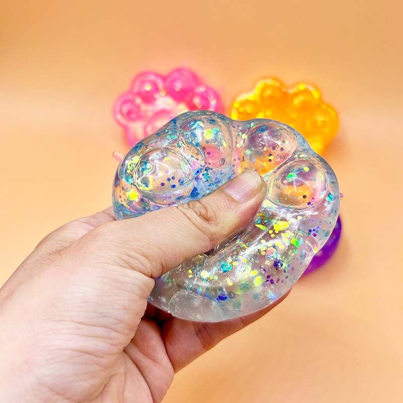 New Simulated Cute Simulated Cat Paw Squishy Fidget Toy Slow Rebound Decompression Stress Reducer Adults Gift Soft Cat Paws Toys
