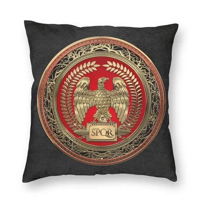

Золотой Имперский Орел Рим SPQR Чехол для подушки с эмблемой Римской империи Наволочка для гостиной Наволочка для дома Декоративная 30x30cm12x12Inch