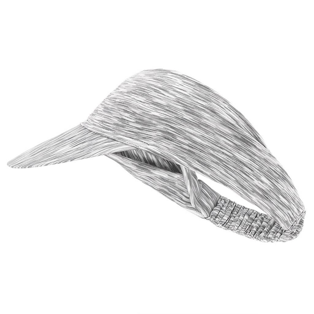 Summer Sun Visor Hat For Men Women Empty Top Sunshade Sweat-absorbing Breathable Cap For Outdoor Cycling Running