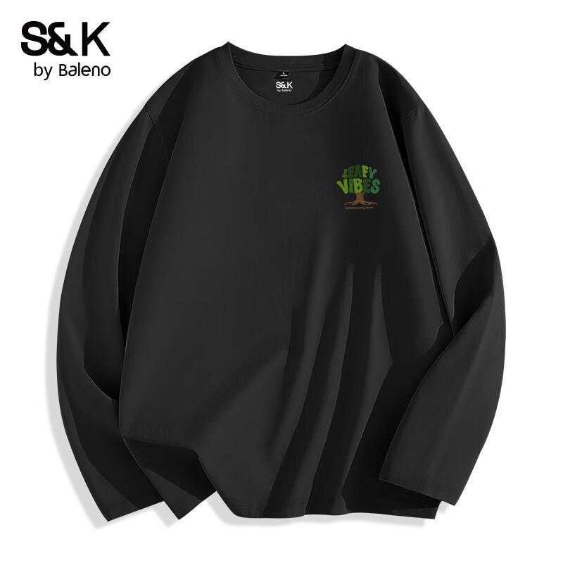 

Baleno Men s S&K Pure Cotton Long Sleeve T-Shirt 2XL
