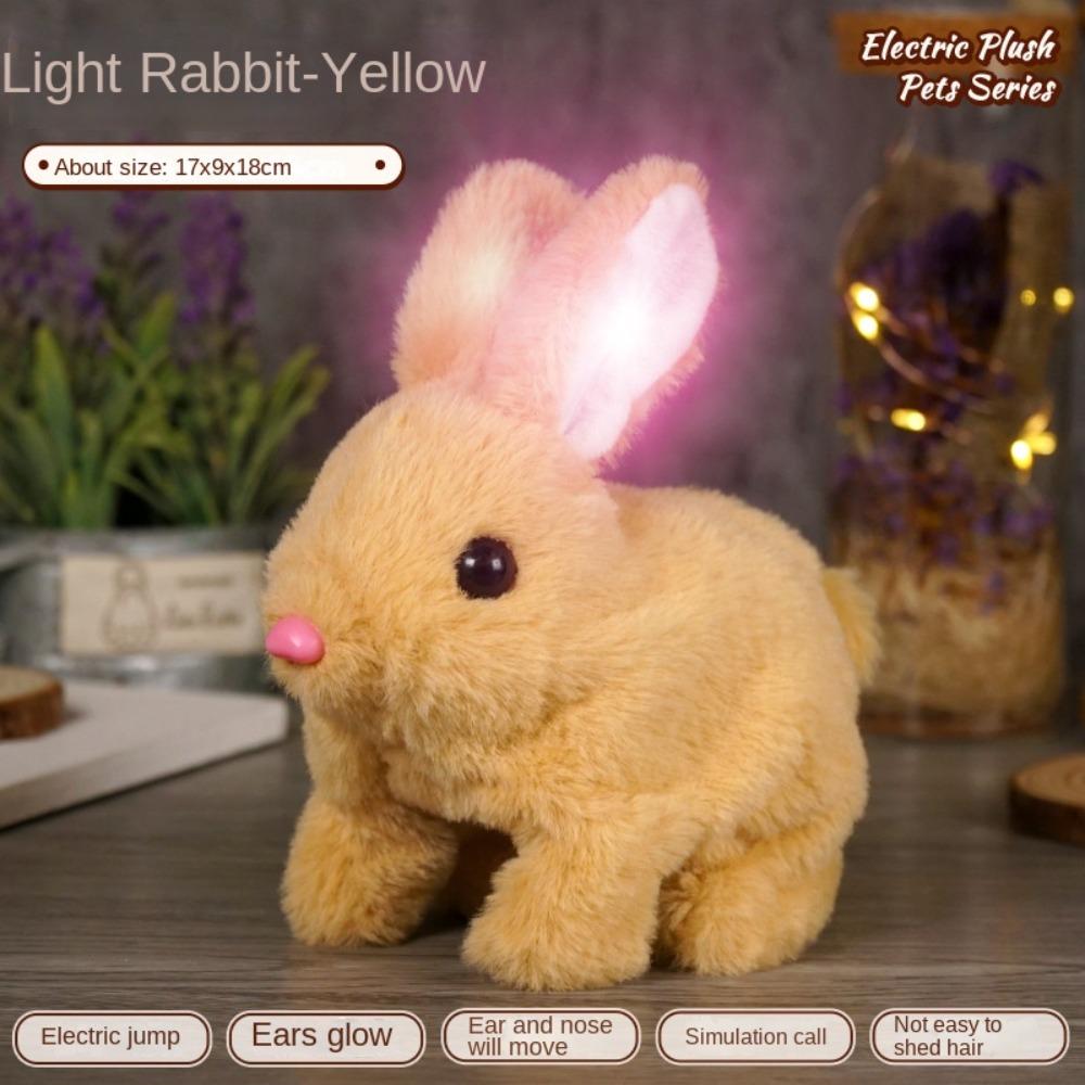 Easter Rabbit My Realistic Bunny Toy Lifelike Vitality Bliss Bunny Cute Plush Bunny Doll  Children