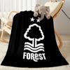 Tree Forest Logo Blanket Warmthful Decor Great for Couch Chair Picnics for All Occasions Stylish Decor Perfect Gift for Relatives and Friends
