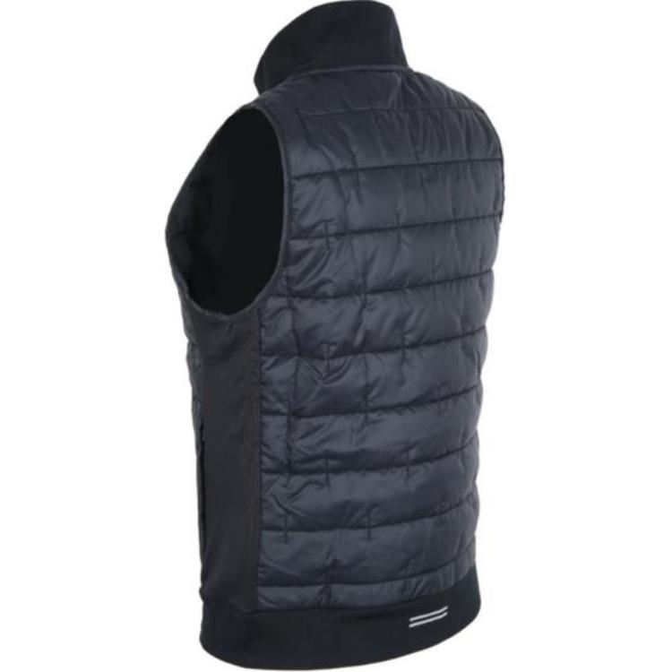 Nike Solid Color Logo Print Stand Collar Zipper Casual Sleeveless Vest Women Vests Black DD6085-010