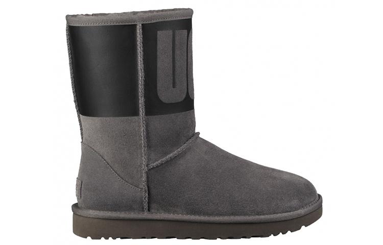 UGG Classic Short Rubber Boot 'Grey' Women's 1096473-GRB