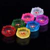 Lotus Shaped Candle Holder, Creative Articles of Worship In Front Buddha, Home, Living Room, Office Decoration, Seven Color, 1Pc