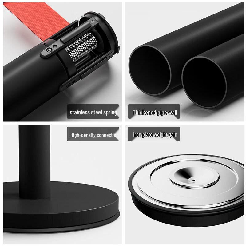 

Stainless Steel Conical Base Retractable Belt Stanchion