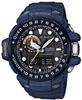 Casio Gulfmaster Watch In Navy with 6 World Time Blue G-Shock Blue, Solar-Powered, Radio-Controlled, Stations, GWN-1000NV-2AJF,