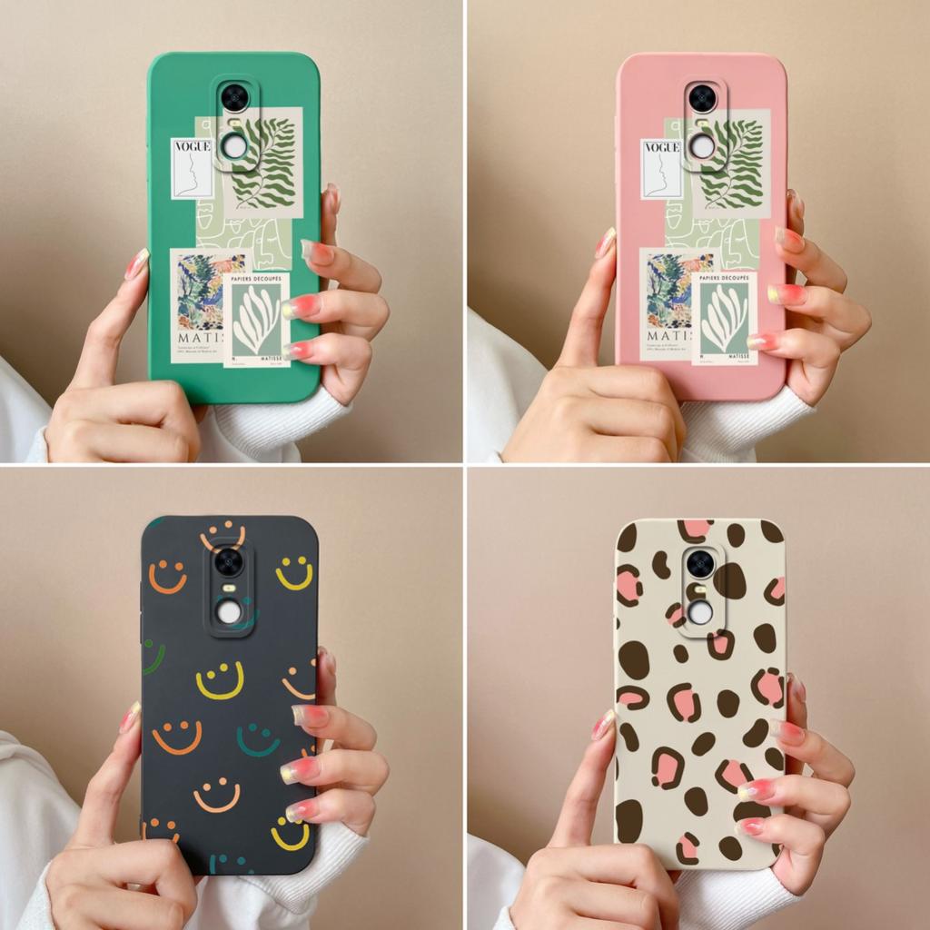 Für Redmi Note 10 7S 9S 10S K80 7 8 9 9T 10T Pro Max Plus Bumper Hülle Hübsches Etikettenmuster Quadratische Weiche Flüssigsilikon Schutzhüllen Für Redmi Capa