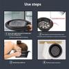 Silicone Ice Folding Basin Large Facials Plunge Washbasin Ice Water Facials Bowl  Women Beauty