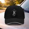 UFO Cat Taking Selfie Baseball Cap Adjustable Casual Polyester Printed Outdoor Sports Cap