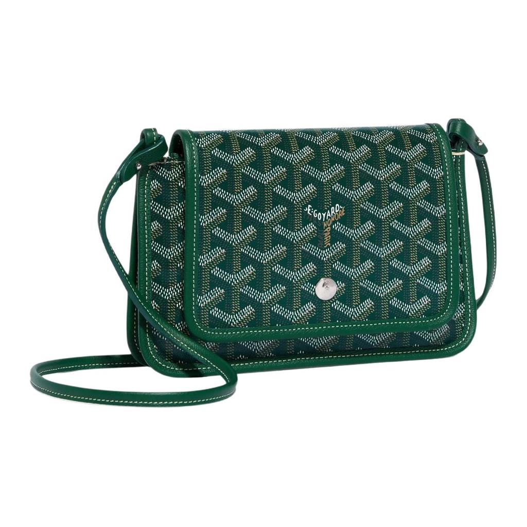 Goyard Plumet Y Monogram Multi-Pocket Detachable Shoulder Strap Canvas And Leather WOC Envelope Clutch Crossbody Shoulder Bag Unisex bags PLUMETPMLTY