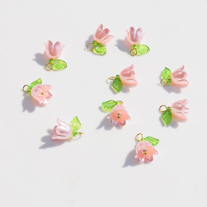 Pearl Lily of the Valley 3D Leaf Flower DIY Jewelry Kit: Bracelets, Necklaces, Earrings