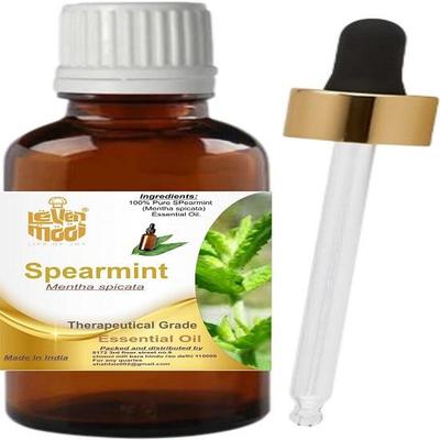 Levenmooi Spearmint (Mynte) Ren & Naturlig Æterisk Olie Glas af Terapeutisk Kvalitet