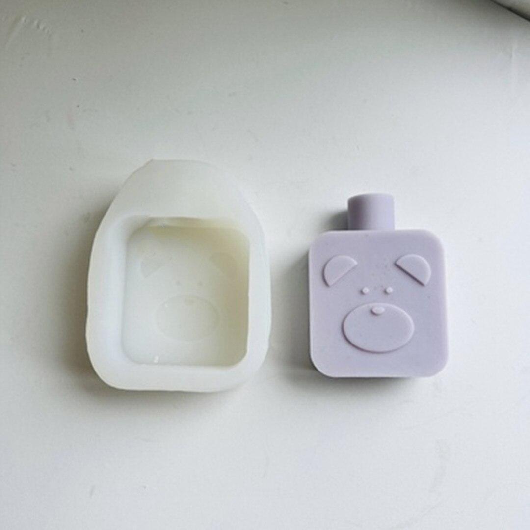 

3D ваза в форме медведя, ароматерапевтическая свеча, силиконовая форма, сделай сам, пластырь ручной работы, флакон духов, силиконовая форма, формы для парфюмерного мыла