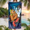 Scooby Doo Fashion Beach Towel: Ideal for Summer Adventures Soft, absorbent and quick drying suitable for swimming and bathing