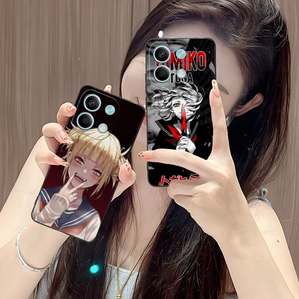 Hero Academia Himiko Toga Phone Case for POCO M6 M5 M4 M3 X7 X6 X5 X4 X3 F6 F5 F4 Pro GT 5G Colour Printing Luxury Pretty Cover