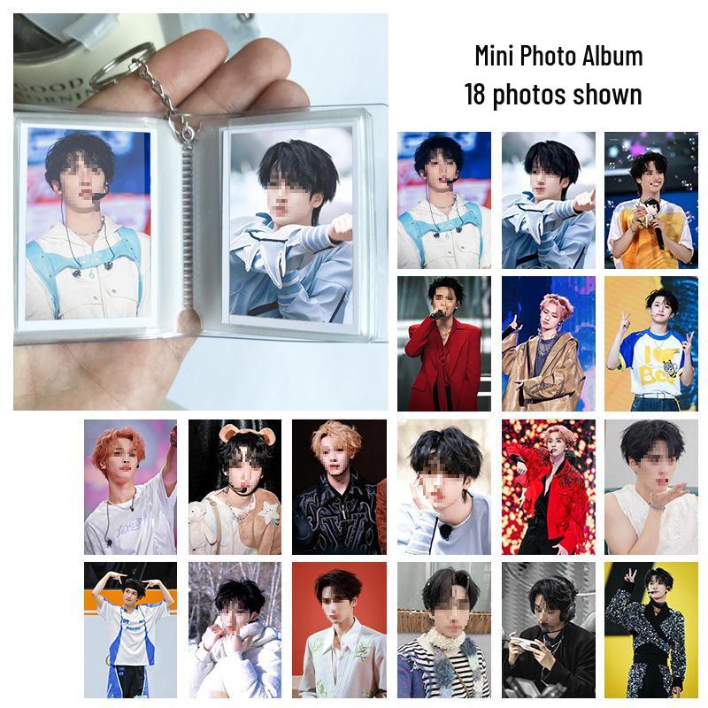 Мини фотоальбом-брелок Yan Haoxiang с персонализированным шармом-фотобудкой 2-inch Mini Album