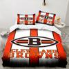 Cincinnati Browns Legacy Bedding Set 3pcs, High Quality Bedding Set Including 1pc Duvet Cover And 2pcs Pillowcases for Bedroom, Dormitory Gift