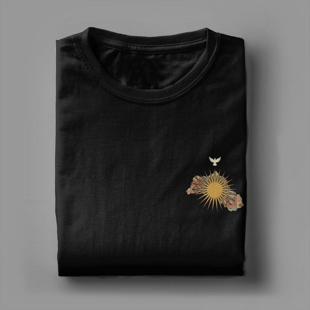 Kurdistan Karte Flagge Kurdische Kultur Herren T-Shirt Ethnische Stolz Erstaunliches T-Shirt Kurzarm