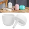 Mini Umidificator Portabil DC5V Alimentat USB Difuzor Aromaterapie Ulei Esențial cu Lumină de Noapte LED(alb )