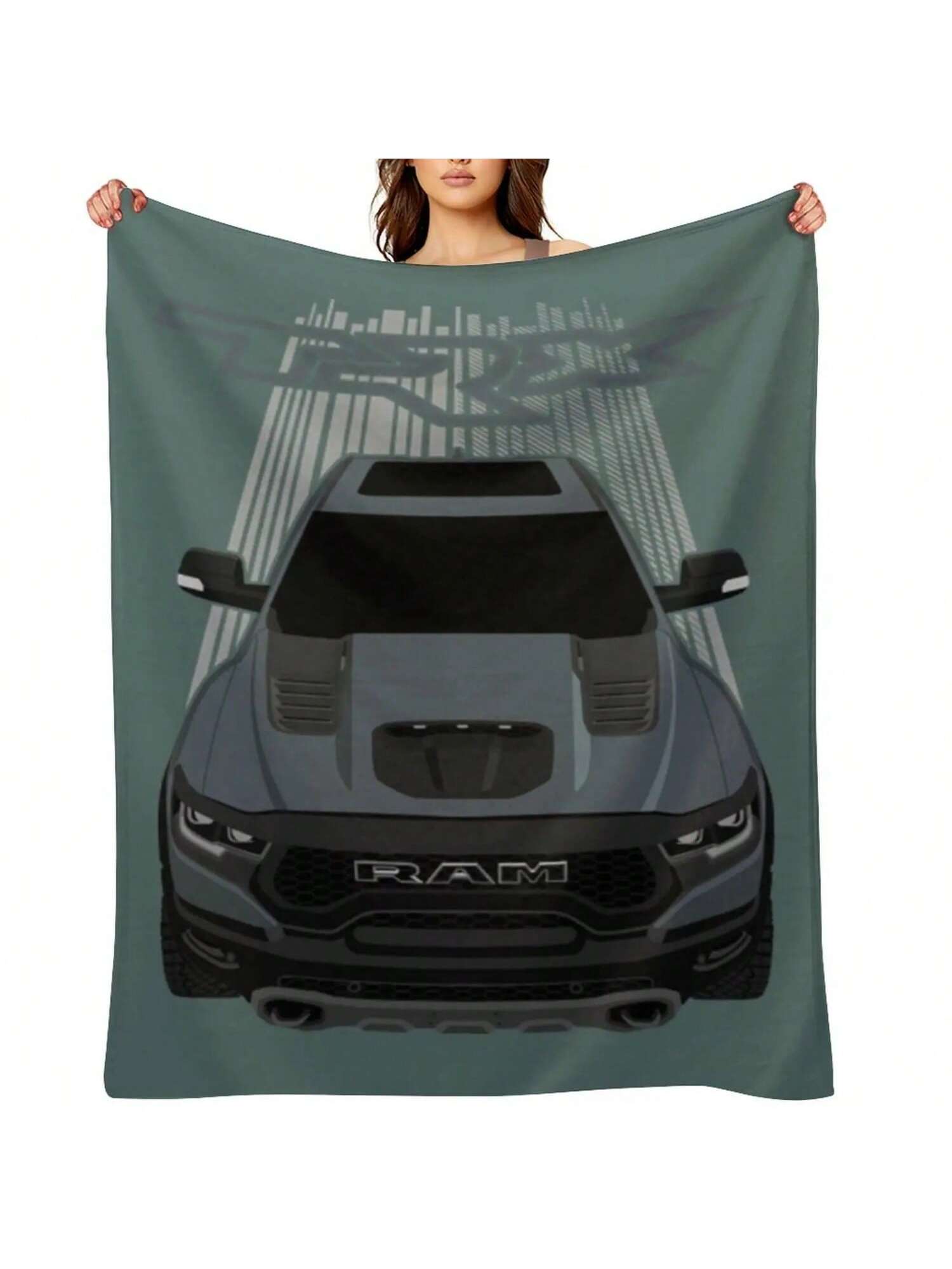 

Ram 1500 T-ShirtRam 1500 TRX - Anvil Grey Throw Blanket Sofa Decoratives Warm Blankets 75X95CM
