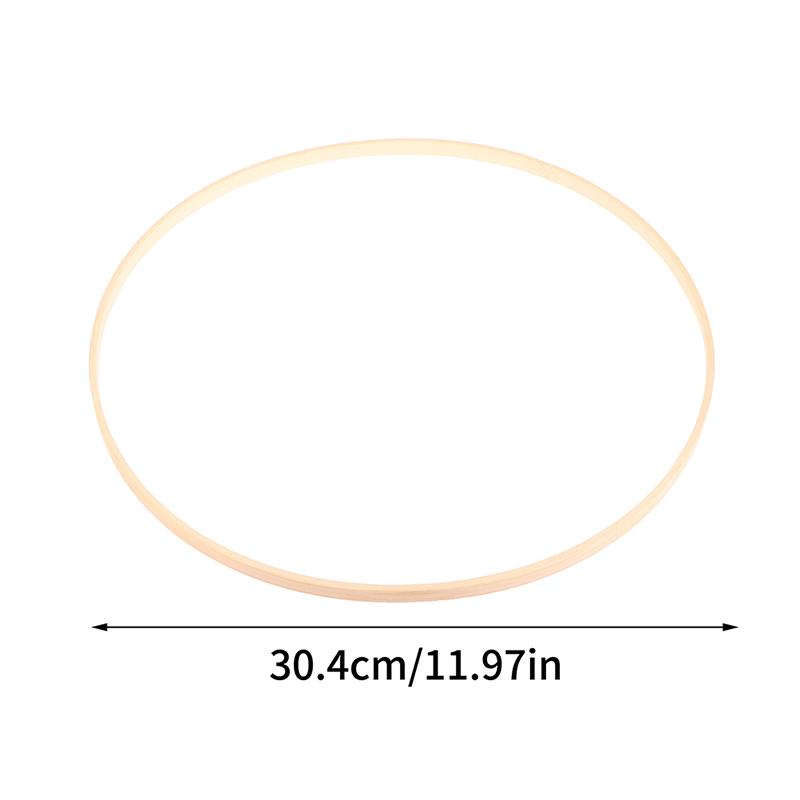 

1шт бамбуковый круг рамка Diy ловец снов кольцо обруч для вышивания цветочный венок 30.4cm