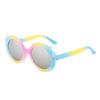 Children Star Cartoon Round Colors Sunglasses Baby Girl Boy Uv400 Goggles Outdoor Kids Summer Beach Holiday Eyewear Accessories