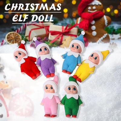 Christmas Baby Elf Doll Pendants Xmas Oranments Merry Christmas Decor Gifts Noel Happy New  Natal Kids Gifts