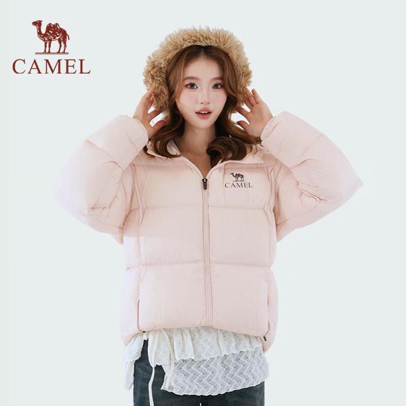 Camel Outdoor Hooded Down Jacket W35CR28001
