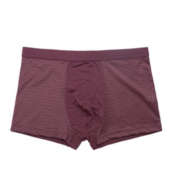 Ανδρικά εσώρουχα Boxer Καλοκαιρινά Σέξι Χοντρός Άντρας Μεγάλο Μέγεθος Ηλεκτρονικό Εμπόριο Μονόχρωμα Μποξεράκια Γάλακτος Μεταξωτό Παντελόνι Αγοριών