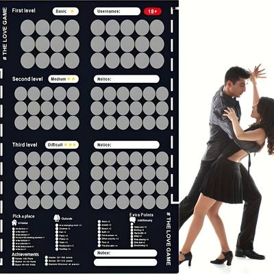 Páry 100 Rande Stírací Seznam Páry Romantické Hry Nápady na Rande Stírací Plakát do Ložnice