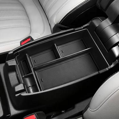 Center Console Organizer Compatible with Ford Escape 2020-2024/Bronco Sport 2021-2024 Accessories, Insert Armrest Box Secondary Storage Tray Black