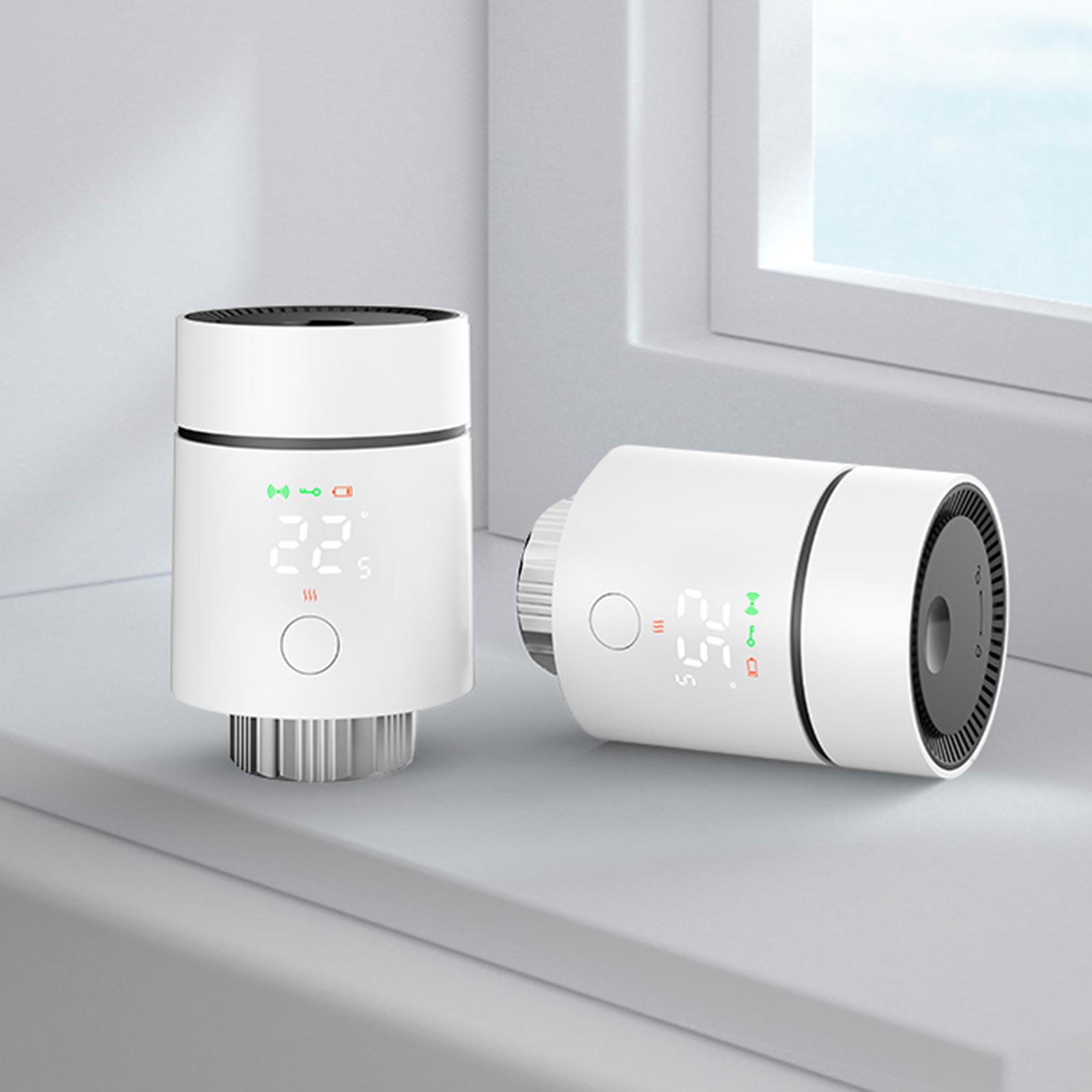 Для ZigBee Умный Радиаторный Термопривод Клапан Поддержка Управление через Приложение Термостат Радиаторный Термопривод Поддержка для Alexa/Google Home China Mainland