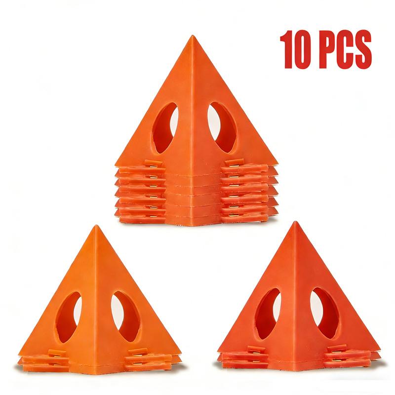 Pyramid Triangle Painting Support Stand, Plastic Cone Woodworking Elevation Pads, Board Spray Painting Support Feet