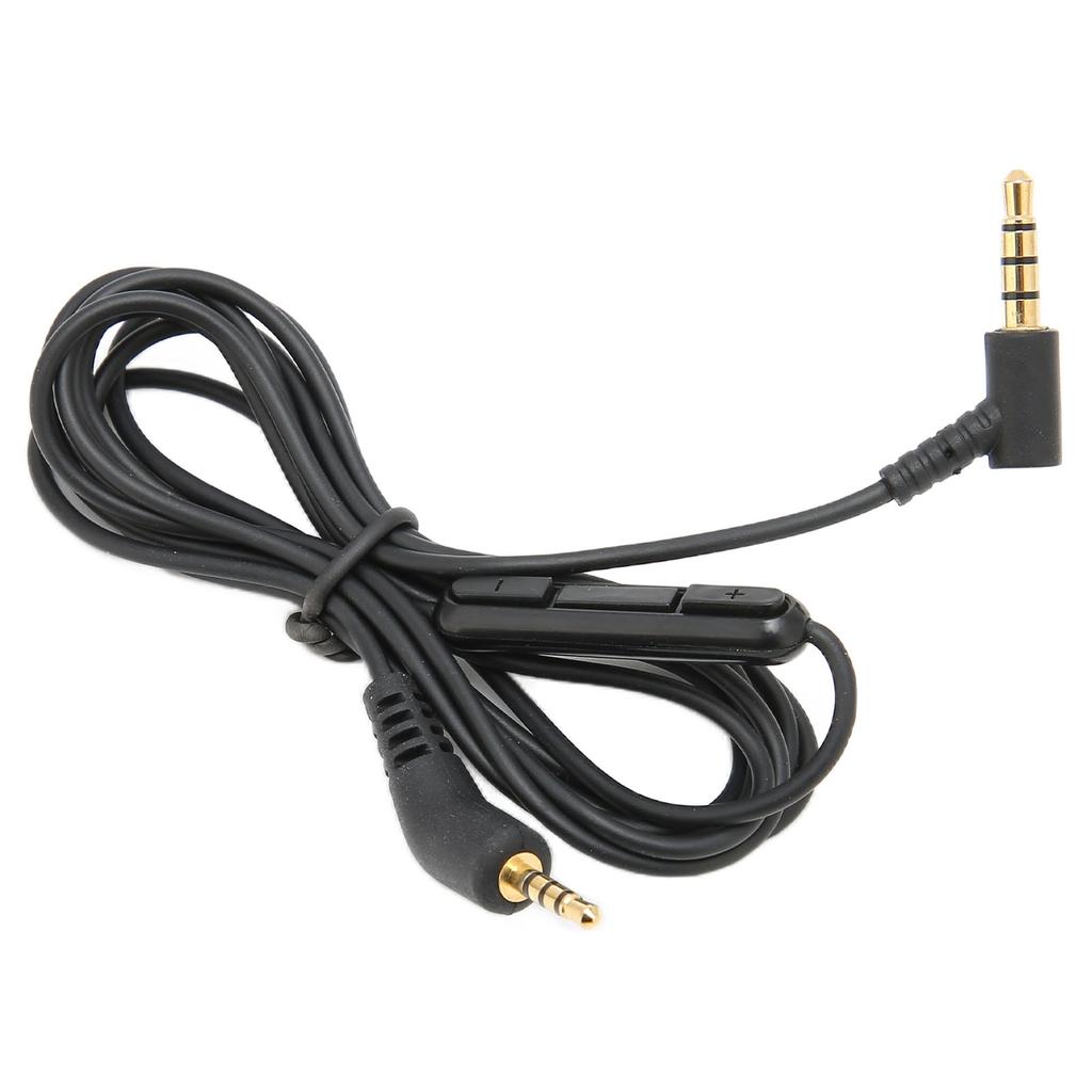 Headphones Cable Excellent Sound Quality High Frequency Transmission Replacement AUX Audio Cable for QC 3