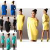 Elegant Summer Solid Casual O Neck Long Sleeve Bodycon Dress With Pockets